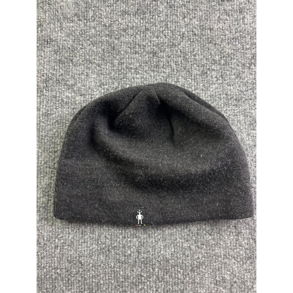 Smartwool Beanie Unisex OS Charcoal Gray Merino Wool Blend Knit Skull Cap Hat